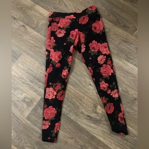 Floral Rose Printed Leggings
